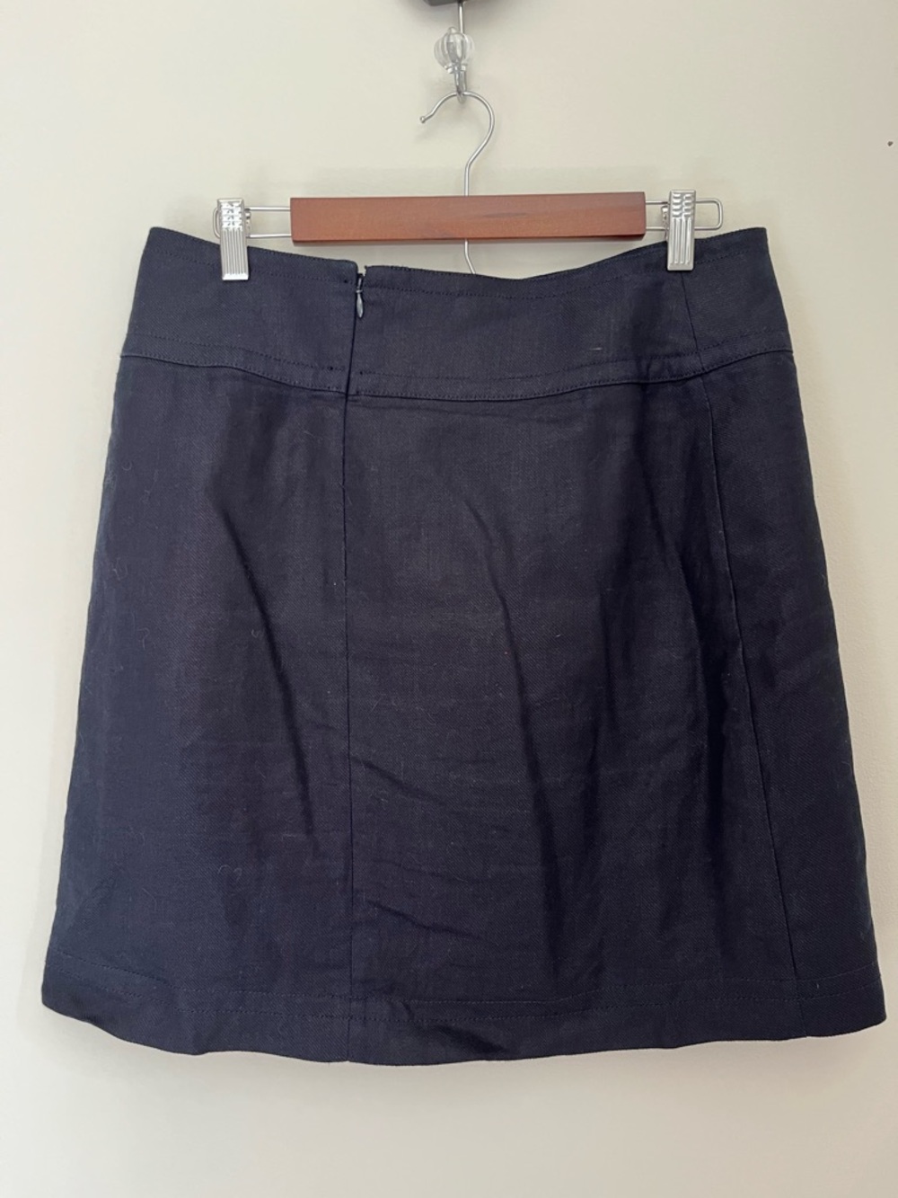 Ann Taylor Navy Wrap Skirt – Size 10 | Classic Career wear Staple - Picture 5 of 8